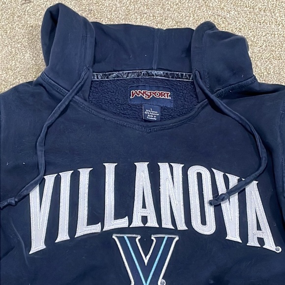 Villanova Jansport Navy Blue Hoodie Sweatshirt - Picture 5 of 6